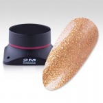 Gel UV 2M Beauty - color NF 24 auriu cu sclipici, 5 g, fara fixare